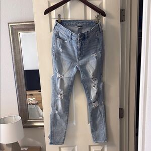 American Eagle Outfitters Light Blue High Rise Jeans